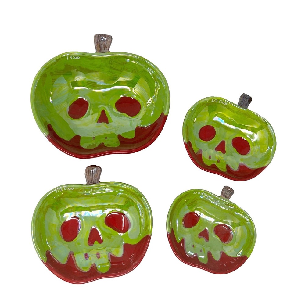 New Disney Snow White Villians Poison Apple Halloween Measuring Cups